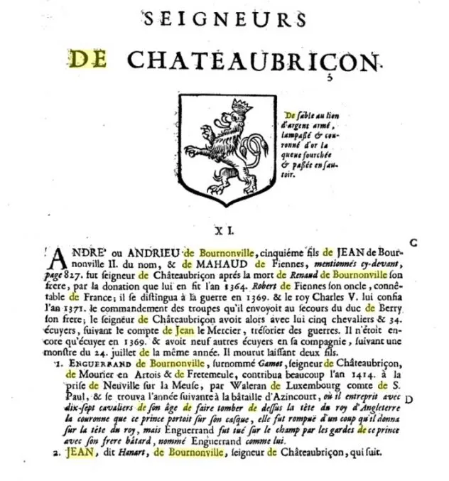 Seigneurs de Châteaubricon